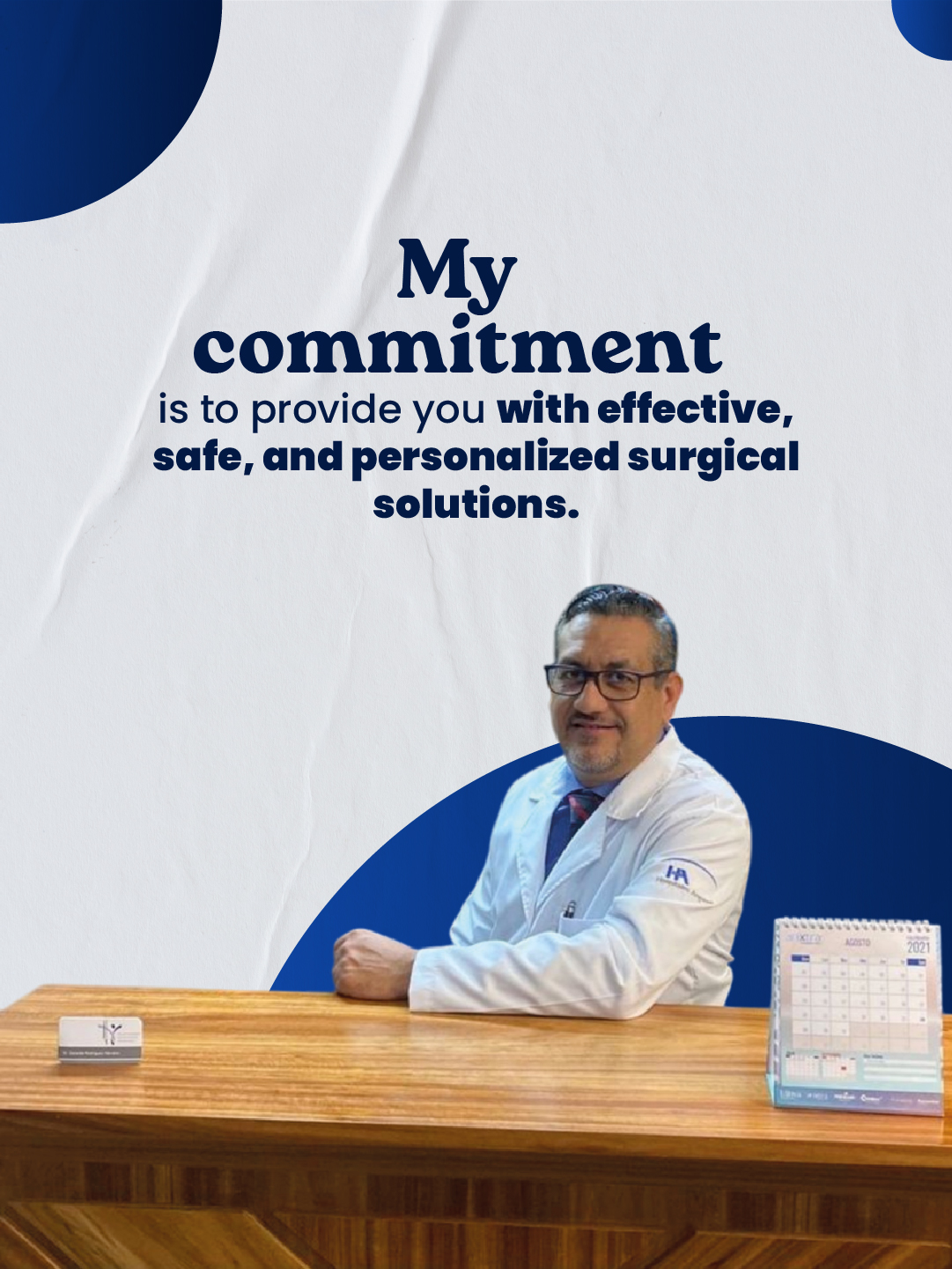 Dr. Gerardo Rodríguez en consultorio
